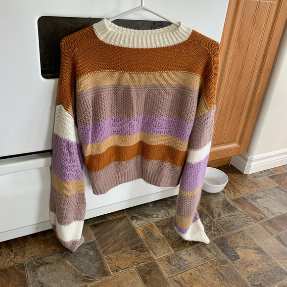 Shein colour block knit sweater | US M - Picture 3 of 3
